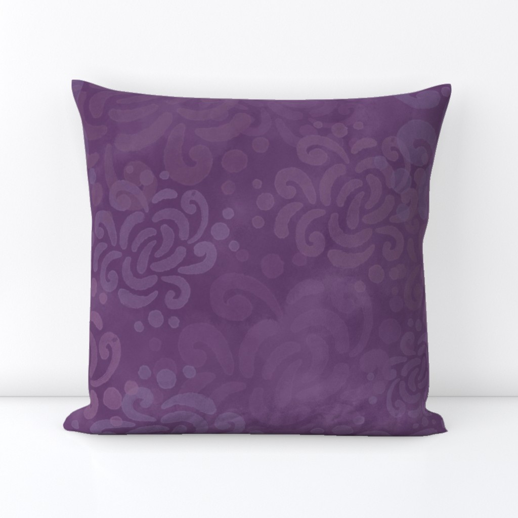 Funky Floral: Plum