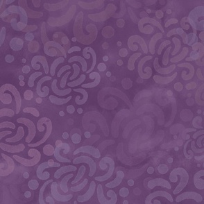 Funky Floral: Plum