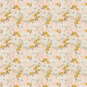 Magnolia | Sunset pink | S size | 6" | Floral Wilderness