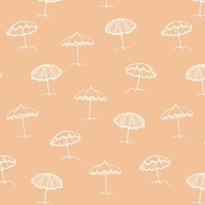 Beach Umbrellas-medium-Soft coral-Hufton Studio