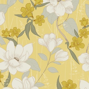 Magnolia | Golden Sunshine | XL size | 24" | Floral Wilderness