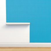 Brite Blue / Off-White 1-Inch Grid