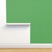 Brite Green / Off-White 1-Inch Grid