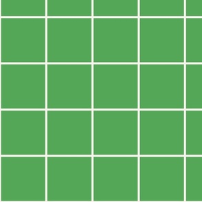 Brite Green / Off-White 4-Inch Grid