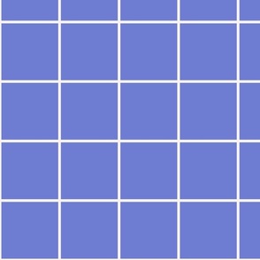 Brite Purple / Off-White 4-Inch Grid