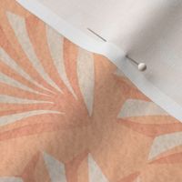 Alocasia Watercolor Mod Hotel Wallpaper Peach Fuzz pantonecoty2024