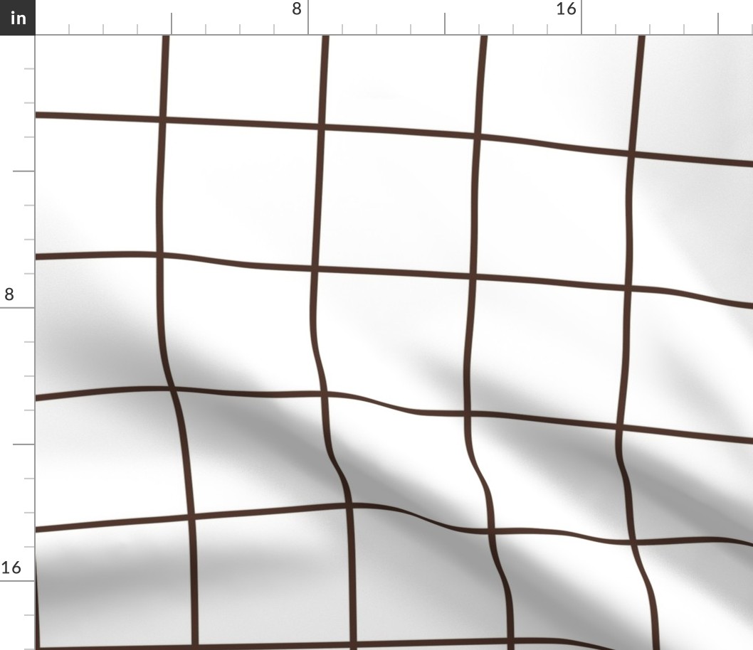 White / Fudge 4-Inch Grid