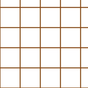White / Cocoa 4-Inch Grid