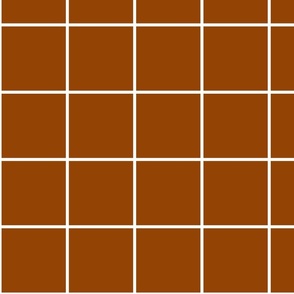 Cocoa / White 4-Inch Grid