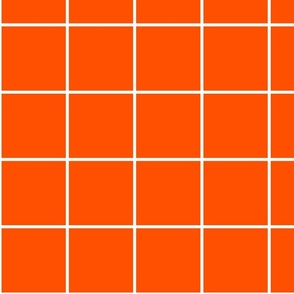 Flame / White 4-Inch Grid