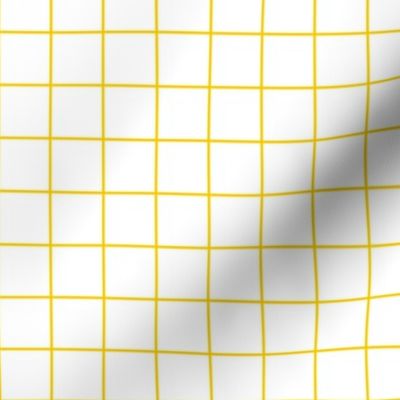 White / Sunshine 1-Inch Grid