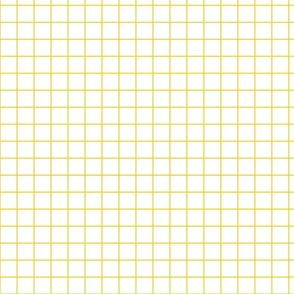 White / Sunshine 1-Inch Grid