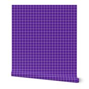 Grape / White 1-Inch Grid