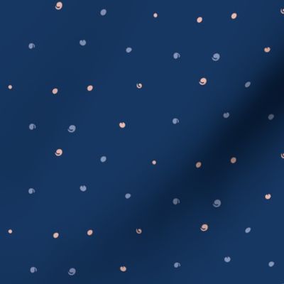 Different Dots on Navy