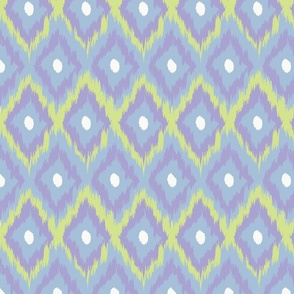 Ikat in a limited pastel palette   Midsize