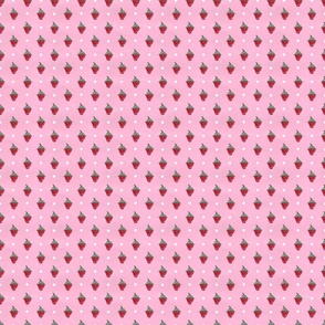 Strawberry Polka dot small