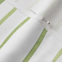 Watercolour Stripes - Green
