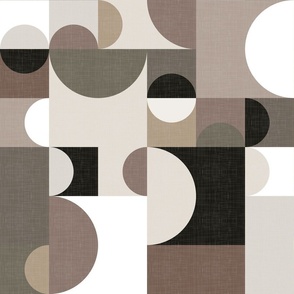 Modern Shapes - Neutral Shades / Large