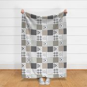 rotated 6" Schnauzer wholecloth