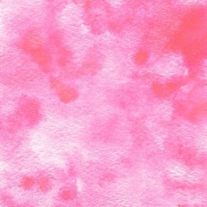 Bold Happy Hot Pink Watercolor Abstract Painted Field