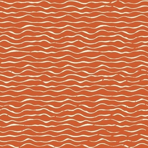 Ocean Waves Orange