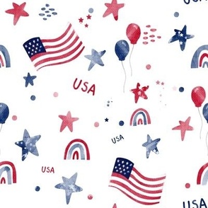 July 4th Fabric, Wallpaper and Home Decor | Spoonflower