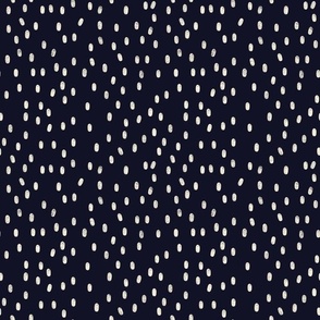 Dotty dots midnight blue