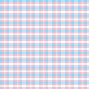 Trans Pride plaid