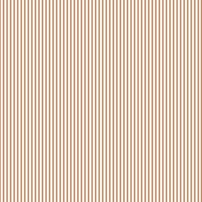 Thin Orange and White Stripe Pattern