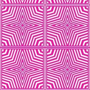 Moroccan Tile Hot Pink Acid Trip