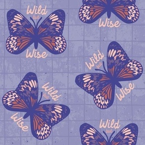 WILD BUT WISE-MAUVE