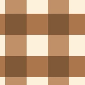 The cottage brown plaid