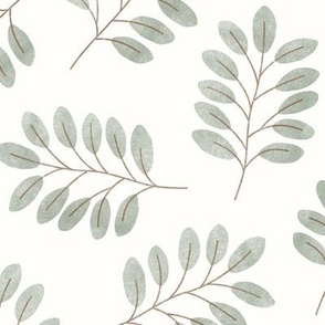Arwen branches - greenery tossed - light sage - LAD22