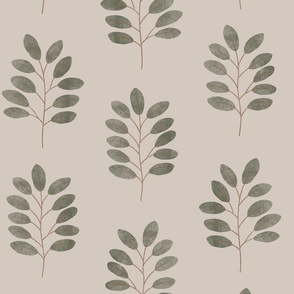 Arwen branches - greenery - house pewter  - LAD22