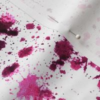 Splatter dye in Pinks