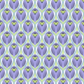 lilac crocuses    
