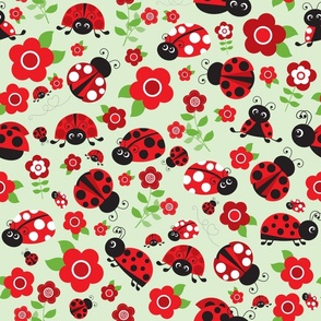 Ladybugs Green 