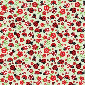 Ladybugs Green Small