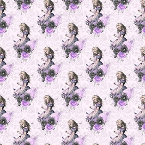 lilac floral alice