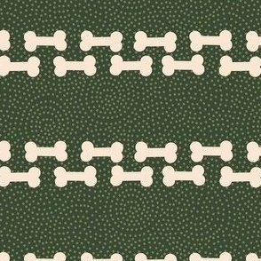 Rows of Bones - green - medium