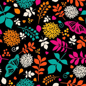 Colorful summer pattern