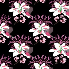Casablanca Spring (pink) #2 - black, medium 