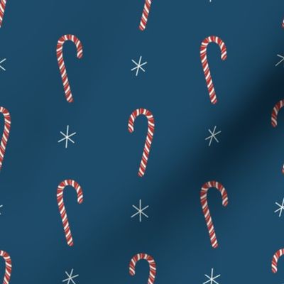Candy Cane Sparkle, Prussian Blue