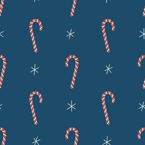 Candy Cane Sparkle, Prussian Blue