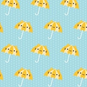 Kawaii Cat Umbrellas (Rainy Day)