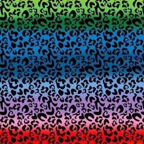 Rainbow animal print