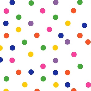 Color Pop Dots - large 1"