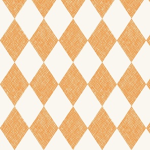 checkered diamond (med, tangerine)