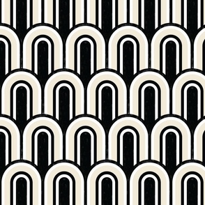 Black Bold Minimalism Art Deco | textured | large scale ©designsbyroochita