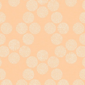 Boho Dots on Cream / Large